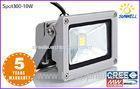 Waterproof 10w warm white led flood light with Photocell , led spot flood lights