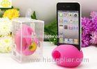 Apple Iphone 6 Silicone Horn Speaker Portable With Stand Amplifier