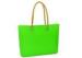 Green / Purple Silicone Rubber Handbag , Candy Silicone Beach Shoulder Bag