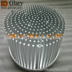 150mm round pin fin led cooler / 60W cold forging led heatsinks