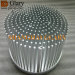 150mm round pin fin led cooler / 60W cold forging led heatsinks