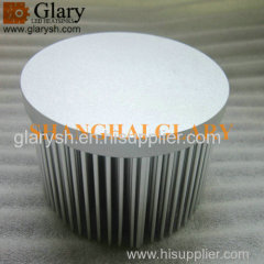 150mm round pin fin led cooler / 60W cold forging led heatsinks