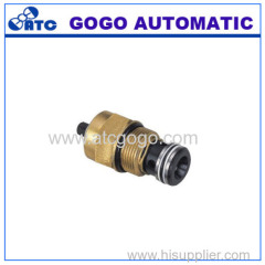 adjustable threaded cartridge throttle check valve