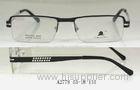 Newest Half Rim Metal Optical Frames For Women , Rectangular Retro Style