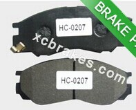 Auto accessories semi-metallic brake pads for NISSAN B-15