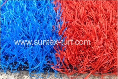 coloful soft artificial grass for commerical area