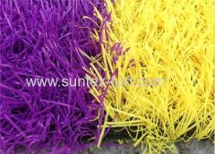 coloful soft artificial grass for commerical area