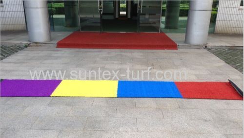 coloful soft artificial grass for commerical area