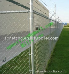 Low price PVC Coated Chain Link Fence ISO9001 manufacture supply/Decorative High Zinc Chain Link Wire Mesh Fencing