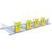 Customized Size Retail Sign Holders , Cigarette Shelf Pusher For Supermarket / Retail Store