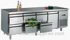 Ventilated Cooling Reach In Refrigerator Freezer With Six Drawer , 473L