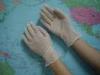 Durable 3.5 mil Rubber Latex Glove Food grade for cleaning and nursing