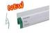 Plastic label holder Price display holder Store And Supermarket Price Displaying Two Channel PVC Lab