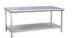 Professional Removable Stainless Steel Kitchen Work Table / Bench 2 Tier