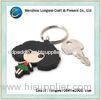 Cute doll coin holder soft PVC keychains , cartoon personalized key chains