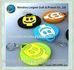 Round shape OEM coin holder soft PVC keychain for Advertisement gift