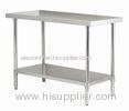 Assembly 2 Tier Stainless Steel Kitchen Work Table 700x600x850mm