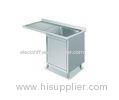 Hotel Commercial Stainless Steel Kitchen Sink With Drainboard / Cabinet