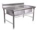 Kitchen Double Bowl Industrial Stainless Steel Sinks For Restaurant / Hotel