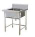 Restaurant Undermount Commercial Grade Stainless Steel Sinks 600x600x950mm