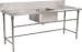 Commercial Restaurant Stainless Steel Catering Equipment / Work Table With Sink