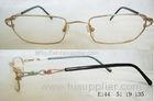 New Style Optical Frames For Women , Rectangular Narrow Frames In Gold And Blue