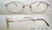 Round Metal Optical Eyewear Frames For Women , Full Rim Gold Color Italy Design