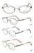 Brown / Blue Optical Frames For Women , Full Rim Cat-Eye Spectacles Frames