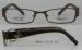 Metal Optical Black Rectangular Eyeglass Frames For Women With Butterfly Pattern