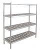 Industrial Mobile Commercial Stainless Steel Storage Shelves For Hotel / Restaurant