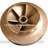 Silicon brass, tin bronze water pump impeller for electric power fitting