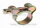Standard Galvanized Iron Bolt Hose Clamp For Marine Industry 1.5mm / 1.7mm Band