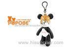 PVC 5" / 14cm POPOBE Bear Customised Key Chains Bag Accessories