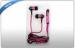Metallic in ear zipper earphone , Wired earphones for computer , MP3 , MP4