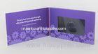 Bespoke Multi - page LCD Video Brochures , lcd video mailer with multimedia effect