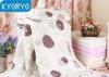 Cozy Dot Cotton Air Conditioning Blanket / Breathable Quilt for Home and Hotel