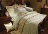Floral Jacquard Luxury Bed Sets / Silk Cotton Material In Bedroom