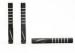 Custom Made Black Color 17g Smooth Tungsten Dart Barrels , Soft TipDart Barrels