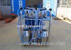 Stainless Steel Milk Bucket Mobile Milking Machine , Eletric and Diesel Motor