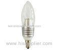 7W E14 Led Candle Light Bulbs With Aluminum Alloy Body For Hotel , Energy Saving