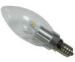 E17 360 Degree Dimmable Led Candle Bulb , 3 Watt LED Chandelier Light