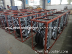 Aluminum alloy Stringing Blocks for overhead transmission line stringing