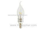 5W E14 Led Candle Bulb For Crystal Light With Transparent / Clear Glass Shell
