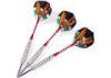 Unique Steel Tip Darts With Shafts and Flights 25g , Tungsten Dart Barrels