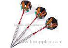 Unique Steel Tip Darts With Shafts and Flights 25g , Tungsten Dart Barrels