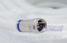Outdoor digital 75Ohm Coaxial Cable with RG6 Compression Connector , 25M Antenna Coax Cable