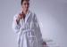 Cotton Luxurious Hotel Quality Bathrobes / Luxury Bath Robe With Embroidery Logo