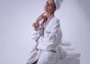 Comfortable Terry Fabric Luxury Hotel Bathrobes / Embroidery Cotton Hotel Style Bath Robe