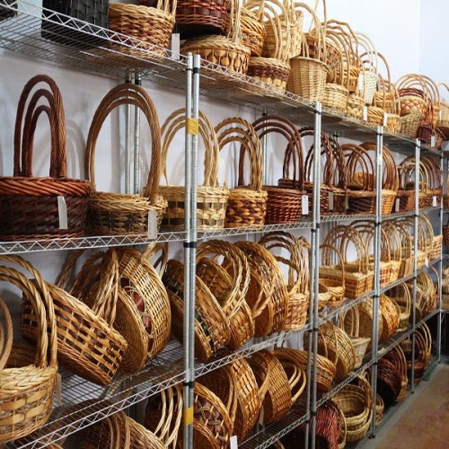 Natural wicker basket hampers wicker baskets with handles wholesale