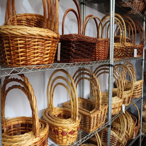 large storage baskets with lids